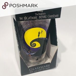 Nightmare Before Christmas glass pint tumbler